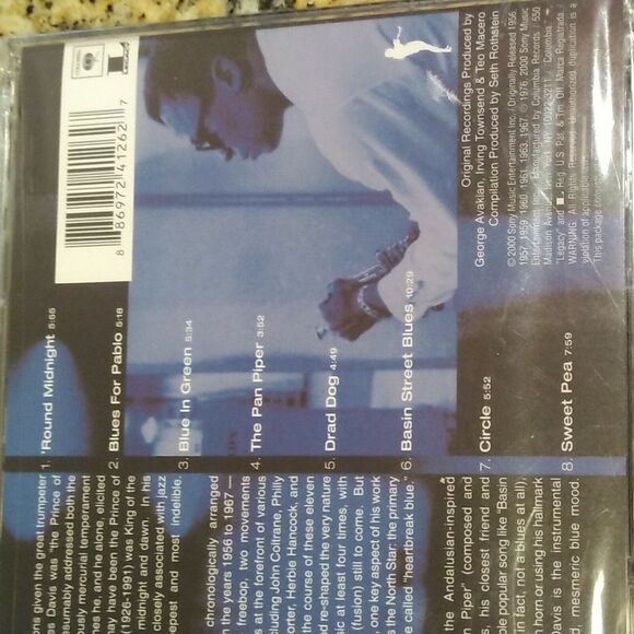 MILES DAVIS - Blue Miles - CD Columbia / Legacy Sealed Nice! - Picture 5 of 5